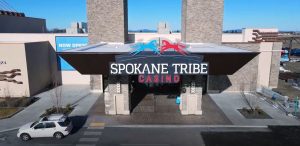 Spokane Tribe Casino entrance breezeway