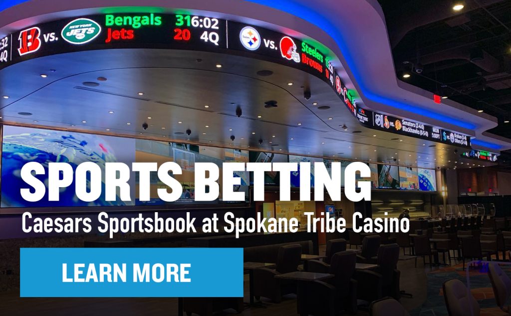 Ceasars Sportsbook at Spokane Tribe Casino
