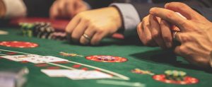 Blackjack table at Spokane Tribe Casino