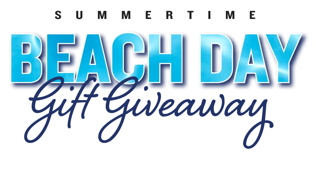 Beach Day Gift Giveaway Color Logo
