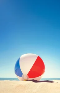 Heat Wave Wins Beach Ball Background