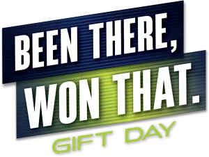 Been There Won That Gift Day Promo Logo