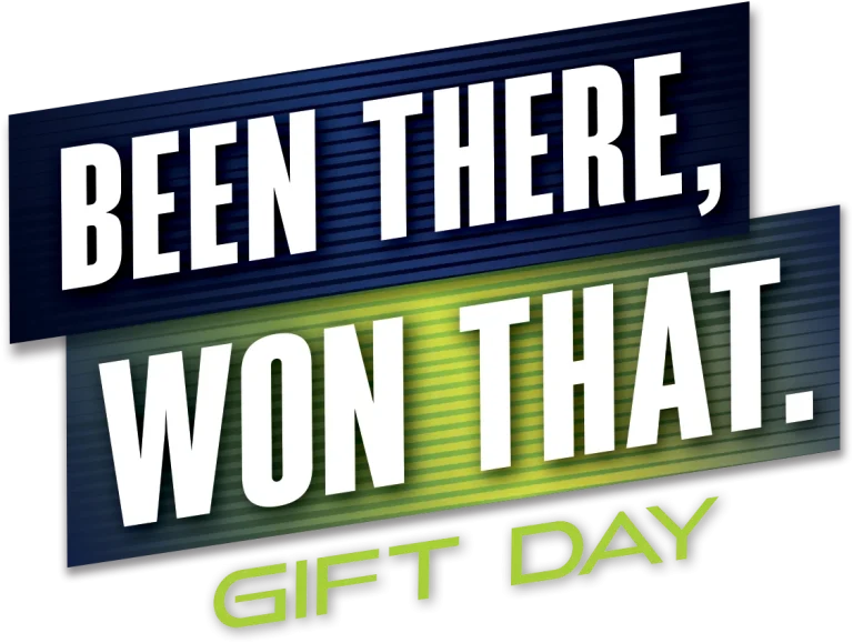 Been There Won That Gift Day Promo Logo