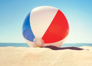 Heat Wave Wins Beach Ball Background